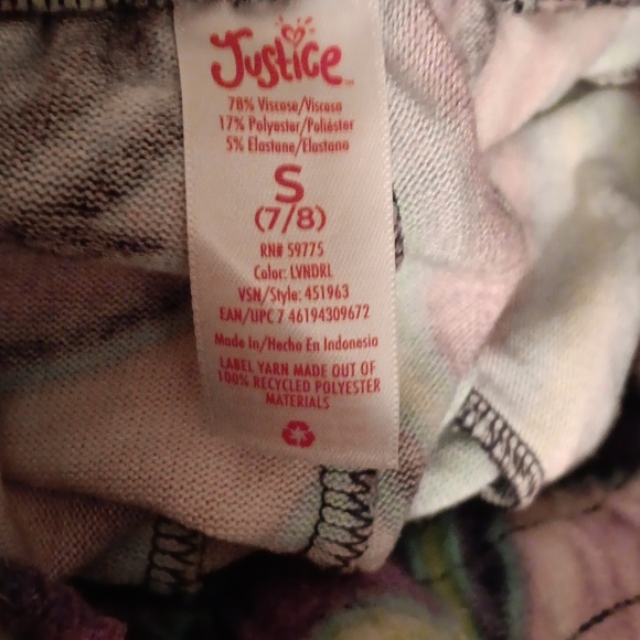 Girls fleece top and bottom by Justice. - Picture 8 of 10